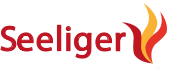 „Seeliger Kachelofenbau und Töpferei “-Logo, zur Startseite